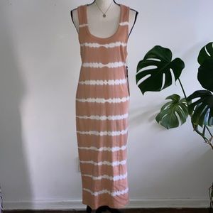 NWT** DKNY Tie Dye Maxi Tank Dress sz XL